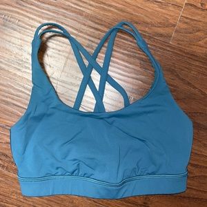 Teal lululemon Energy Bra